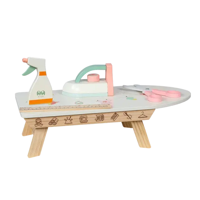 Wooden play ironing board sales