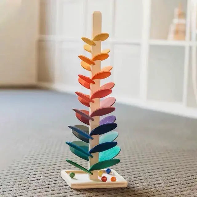 Tree top marble run