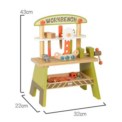 Wooden Workbench Tool Table Eduspark Toys