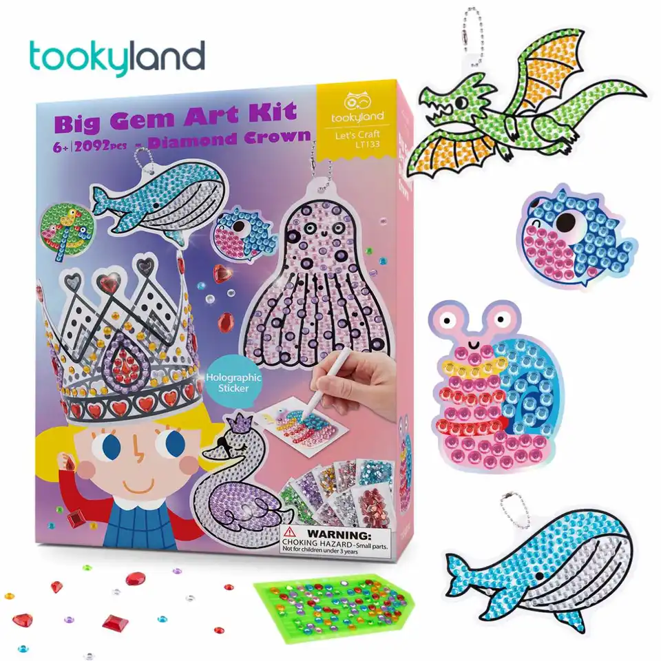 Big Gem Art Kit - Diamond Crown Eduspark Toys