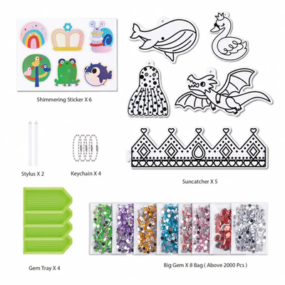 Big Gem Art Kit - Diamond Crown Eduspark Toys