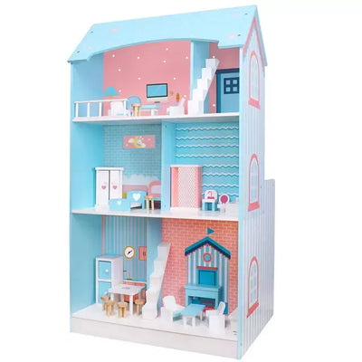 2 In 1 Dollhouse Kitchen with Accessories Eduspark Toys