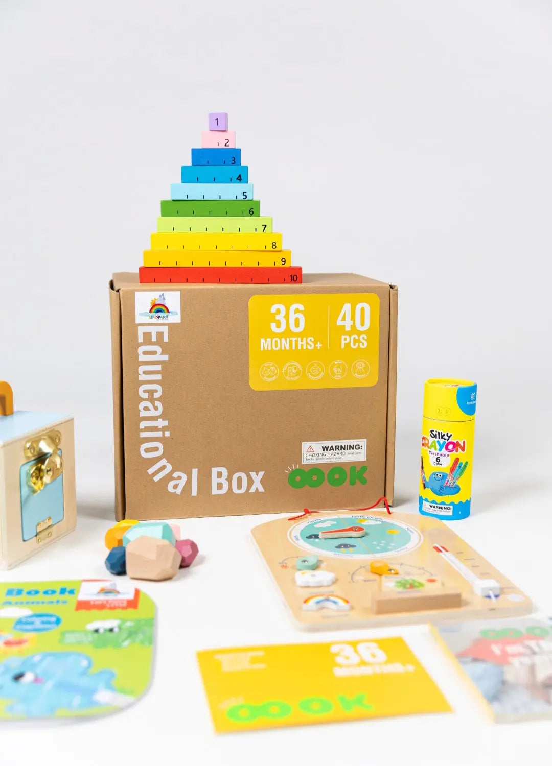 36 Months + Educational Box Eduspark Toys