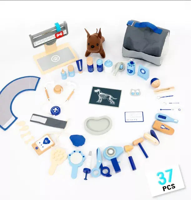 Pet online vet playset