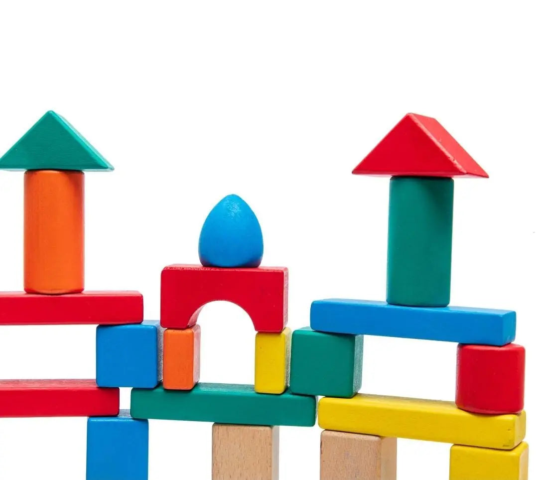 48 Piece Wooden Blocks Starter Bag Eduspark Toys