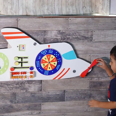 Aeroplane Rugged Wall Busy Board Eduspark Toys