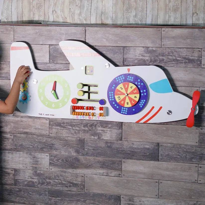 Aeroplane Rugged Wall Busy Board Eduspark Toys