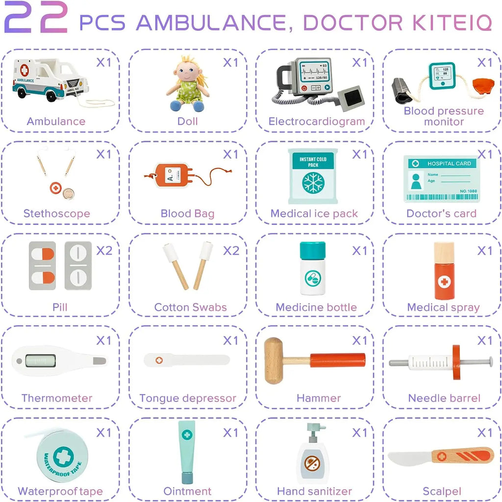 Ambulance Doctor Set Eduspark Toys