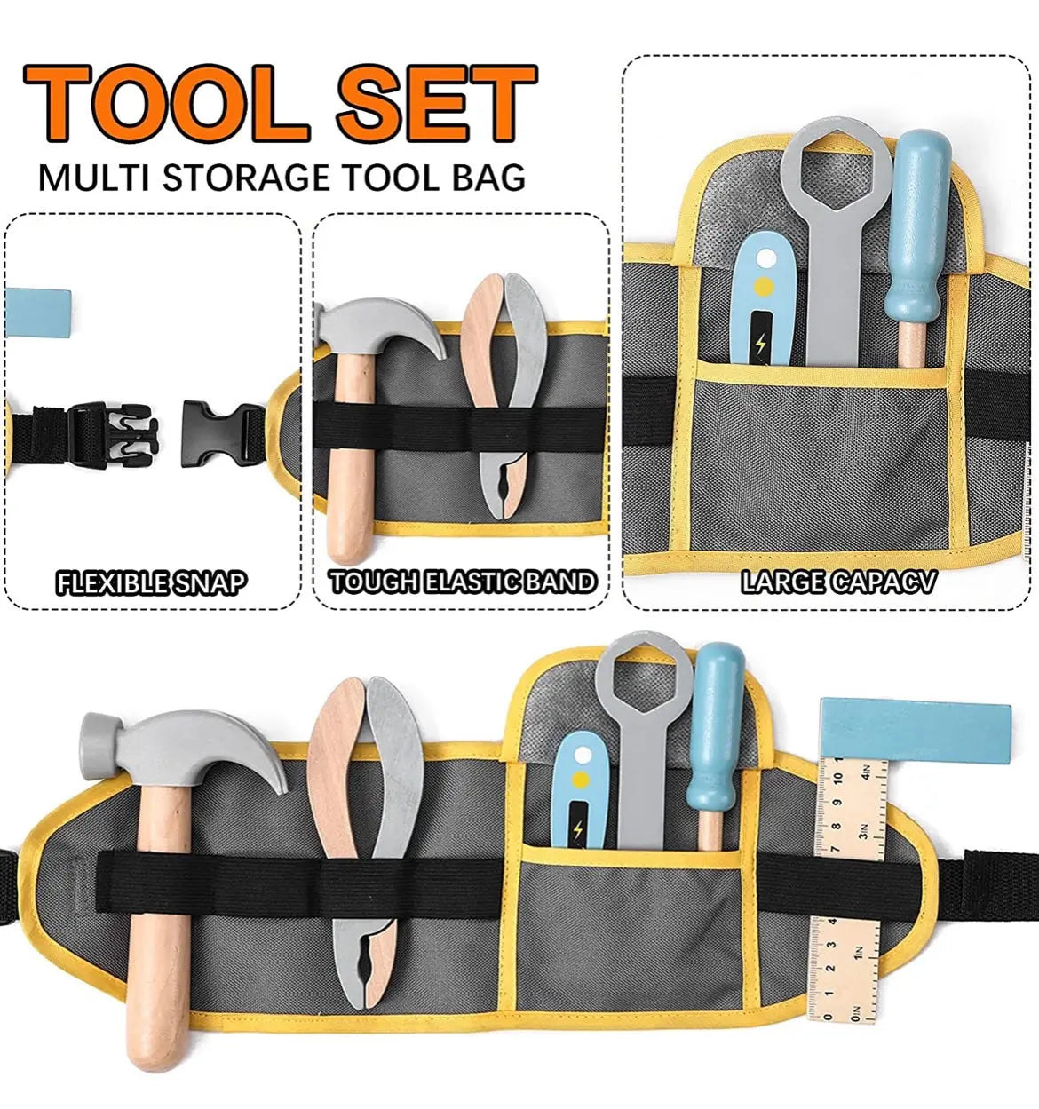 16' Multiple Pockets Carpenter Tool Bags - China Tool Bag and Tote Bag  price | Made-in-China.com