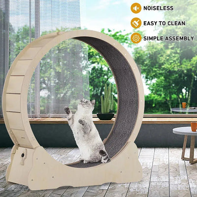 Cat Exercise Wheel - Cat Treadmill Eduspark Toys