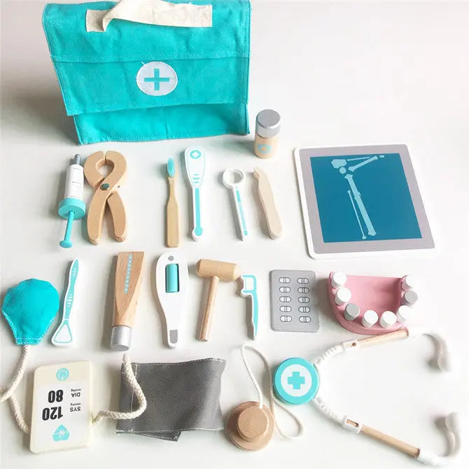 Classic BLUE Dentist and Doctor Set