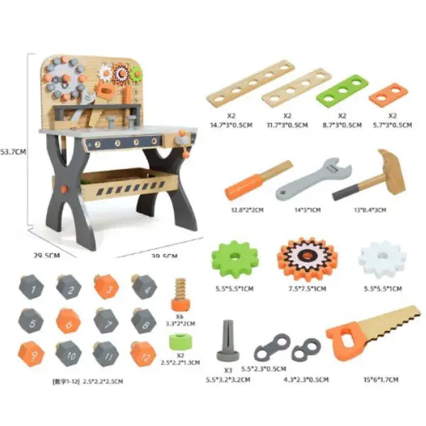 Clock Tool Table Eduspark Toys