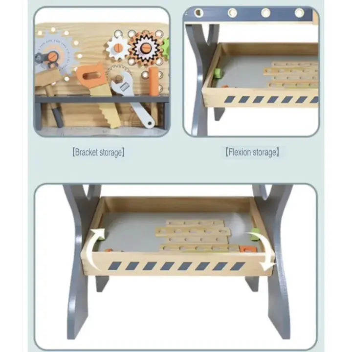 Clock Tool Table Eduspark Toys