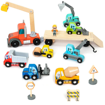 Construction Cars With Trailer Eduspark Toys