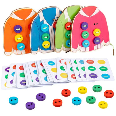 Early Education Clothes Button Matching Toy Eduspark Toys