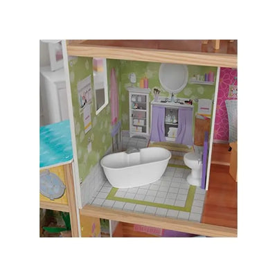 Grand Mansion Dollhouse Playset 28 pcs Furniture Eduspark Toys