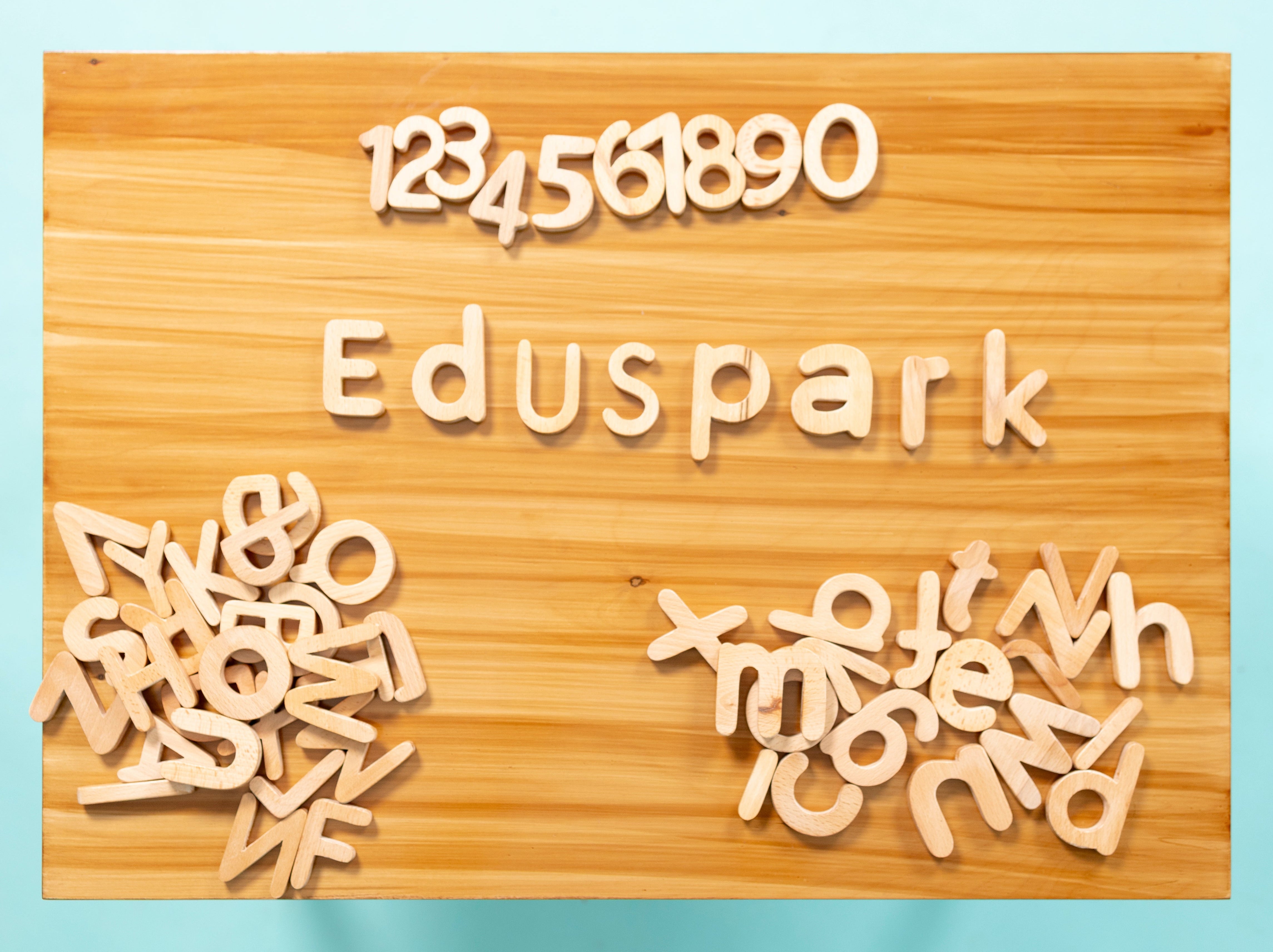Lowercase Numbers Generator Wooden Alphabet & Numbers – Uppercase, Lowercase & Digits | Montessori ...