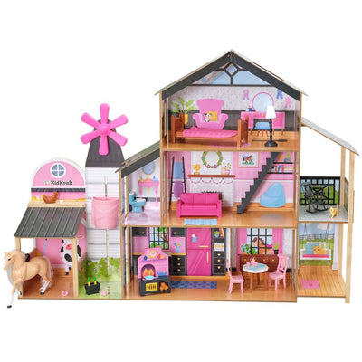 2-in-1 Barn & Dollhouse Eduspark Toys