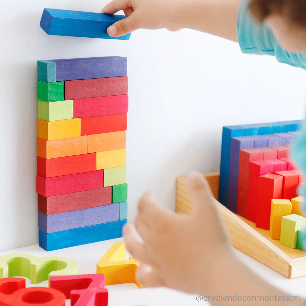 Large Stepped Counting Blocks