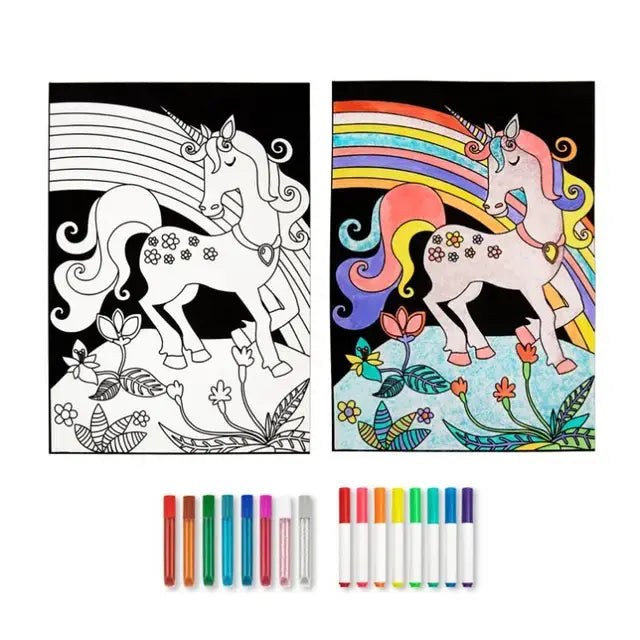 Large Velvet Coloring Kit Eduspark Toys