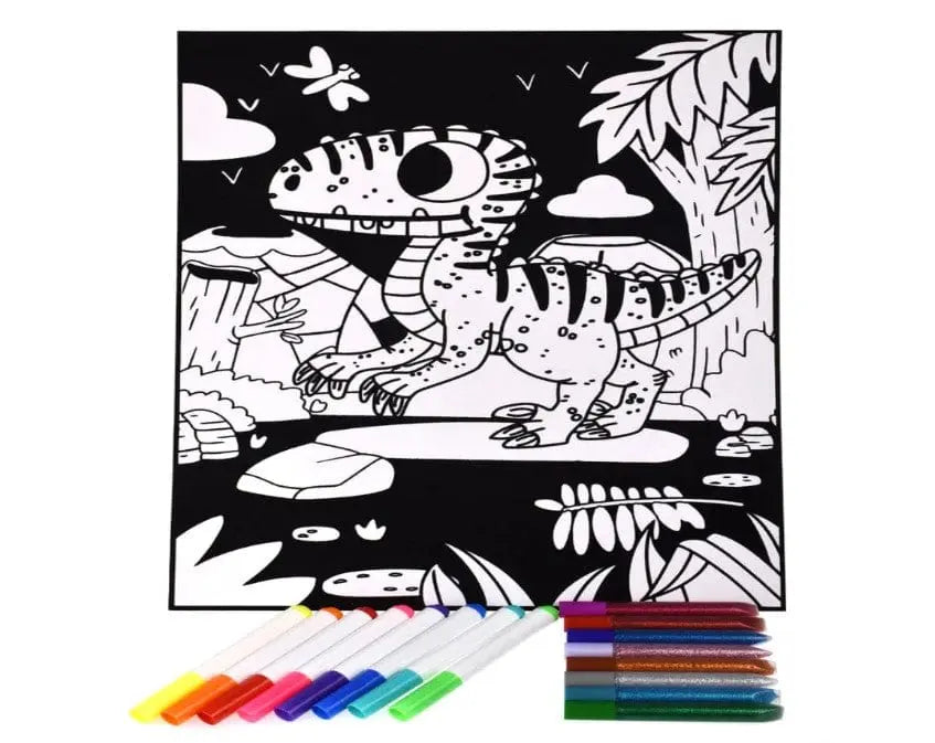 Large Velvet Coloring Kit Eduspark Toys