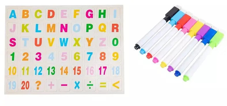 Montessori 2 in 1 Busy Sensory Board With White Board Eduspark Toys