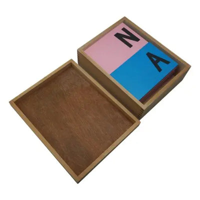 Montessori Letters Uppercase with Wooden Storage Box Eduspark Toys