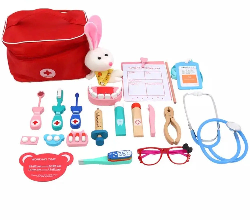 Montessori MEDIC Bag doctor Set dentist + physician Type B Eduspark Toys