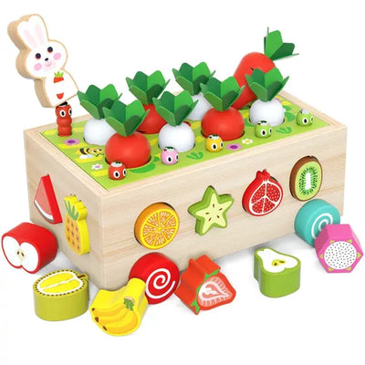 Montessori Multifunction Farm Orchard Intelligence Car Eduspark Toys