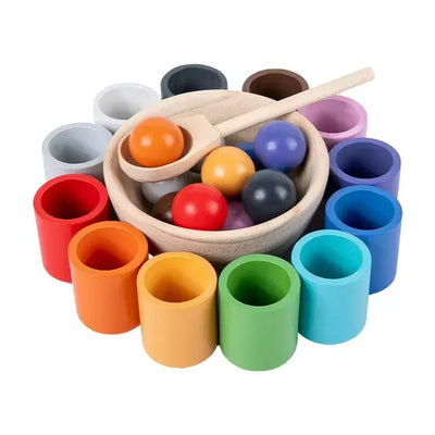 Montessori Rainbow Colour Match Eduspark Toys