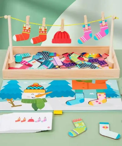 Montessori Sock Drying Game Eduspark Toys
