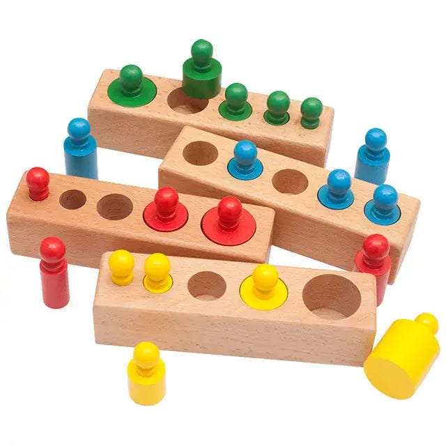 Montessori Wooden Knob Cylinders