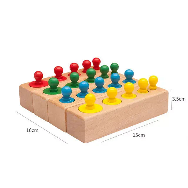 Montessori Wooden Knob Cylinders