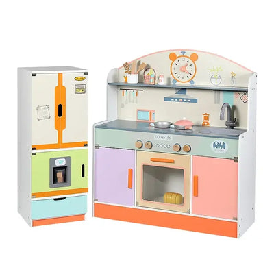 Multicolor Wooden Kitchen Set Eduspark Toys
