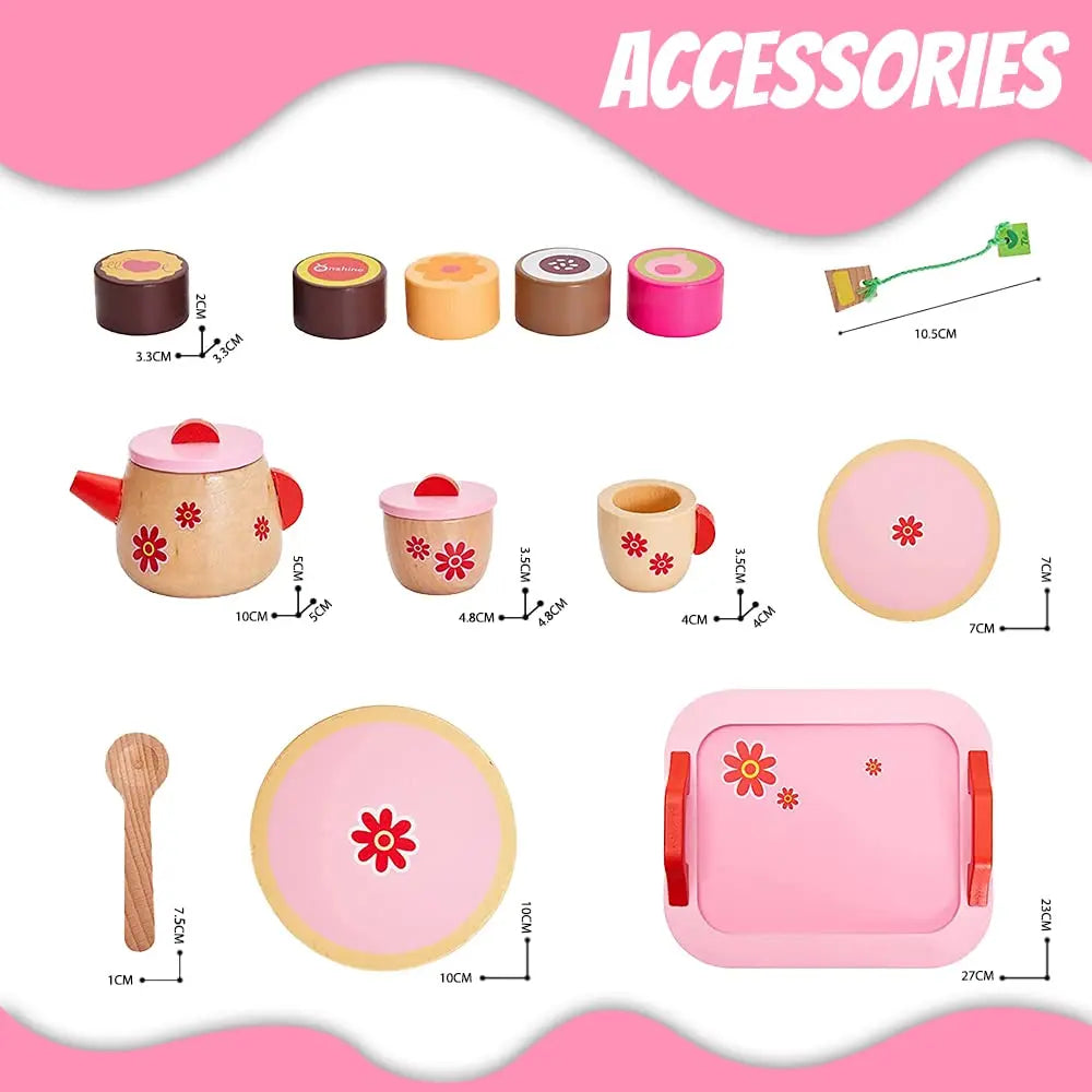 Pink Afternoon Tea Set Eduspark Toys