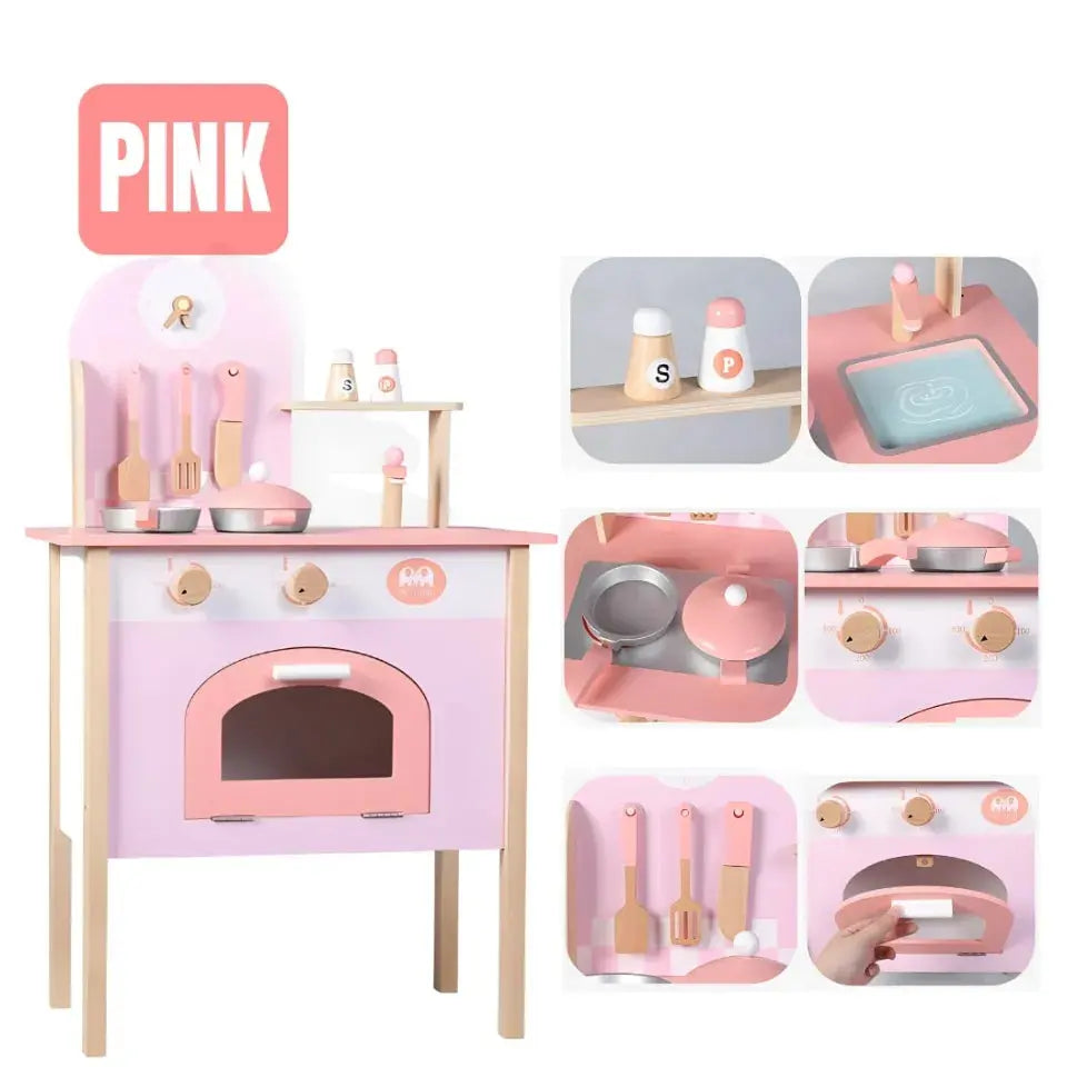 Pink Colorful Kids Kitchen Eduspark Toys