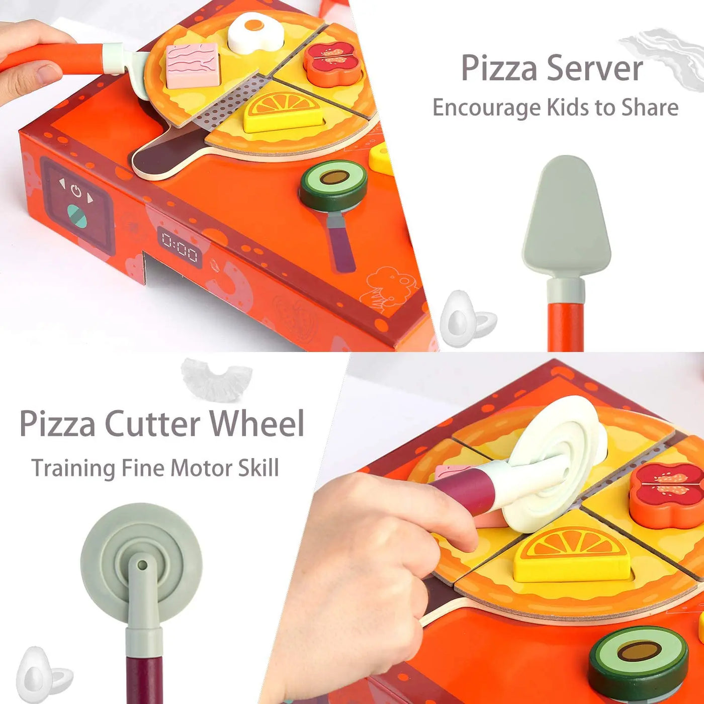Pizza Cutting Set Eduspark Toys