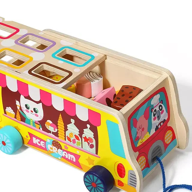 Pull Along Icecream Truck Eduspark Toys