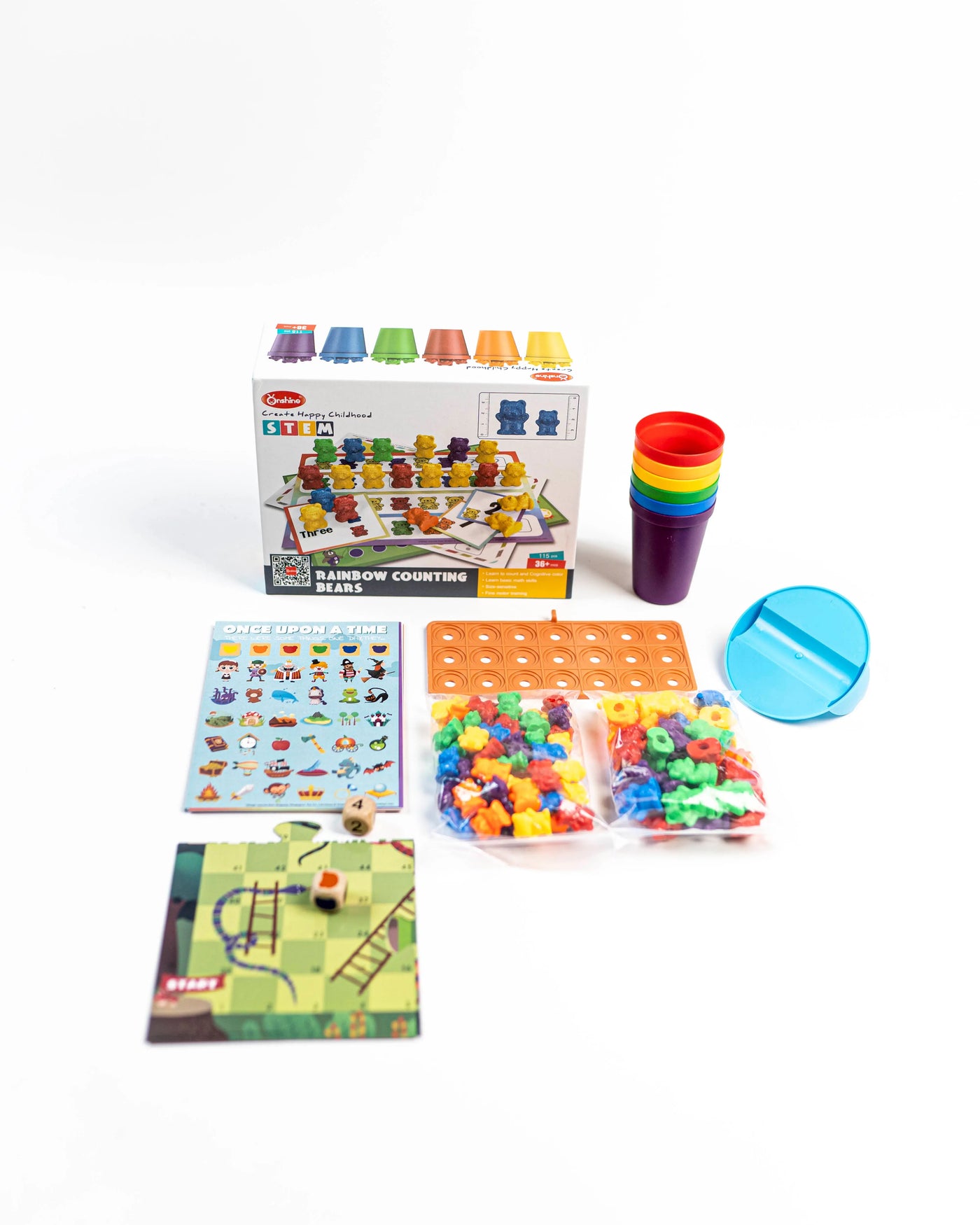 STEM Rainbow Counting Bears Eduspark Toys