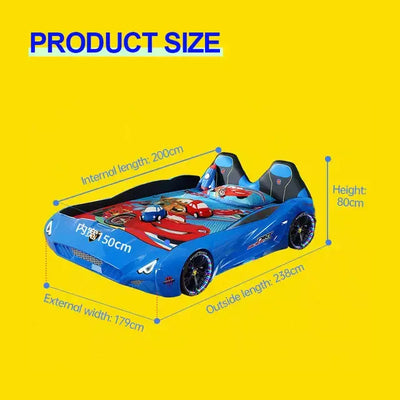 Single Race Car Bed With Built in Story Telling Eduspark Toys