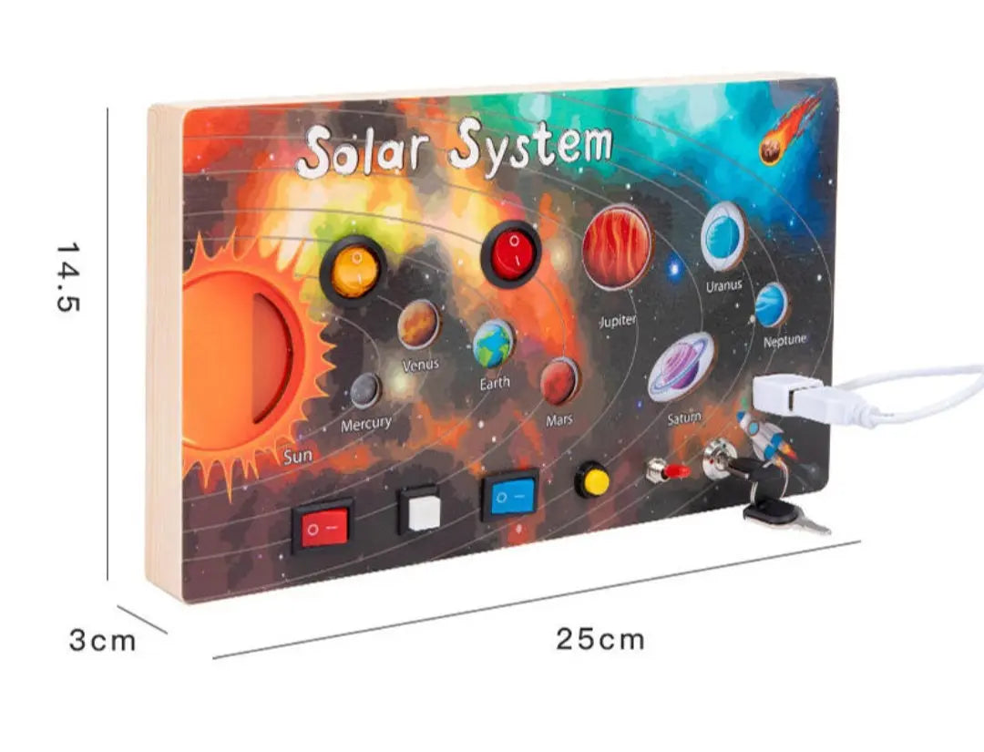 Solar System LED Light Busy Board Eduspark Toys