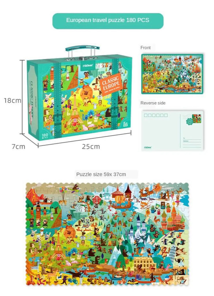 Travel Around the World Puzzle Eduspark Toys