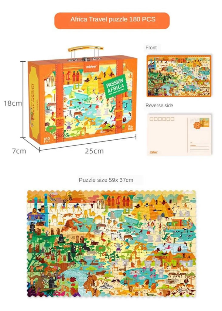 Travel Around the World Puzzle Eduspark Toys