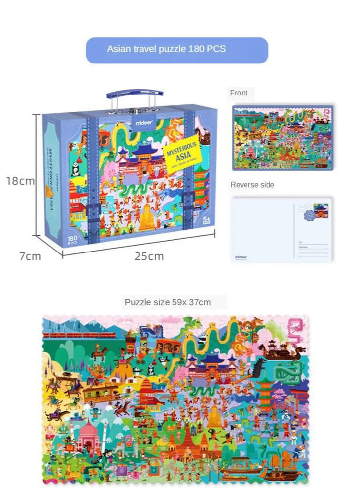 Travel Around the World Puzzle Eduspark Toys