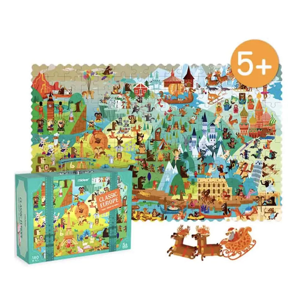 Travel Around the World Puzzle Eduspark Toys