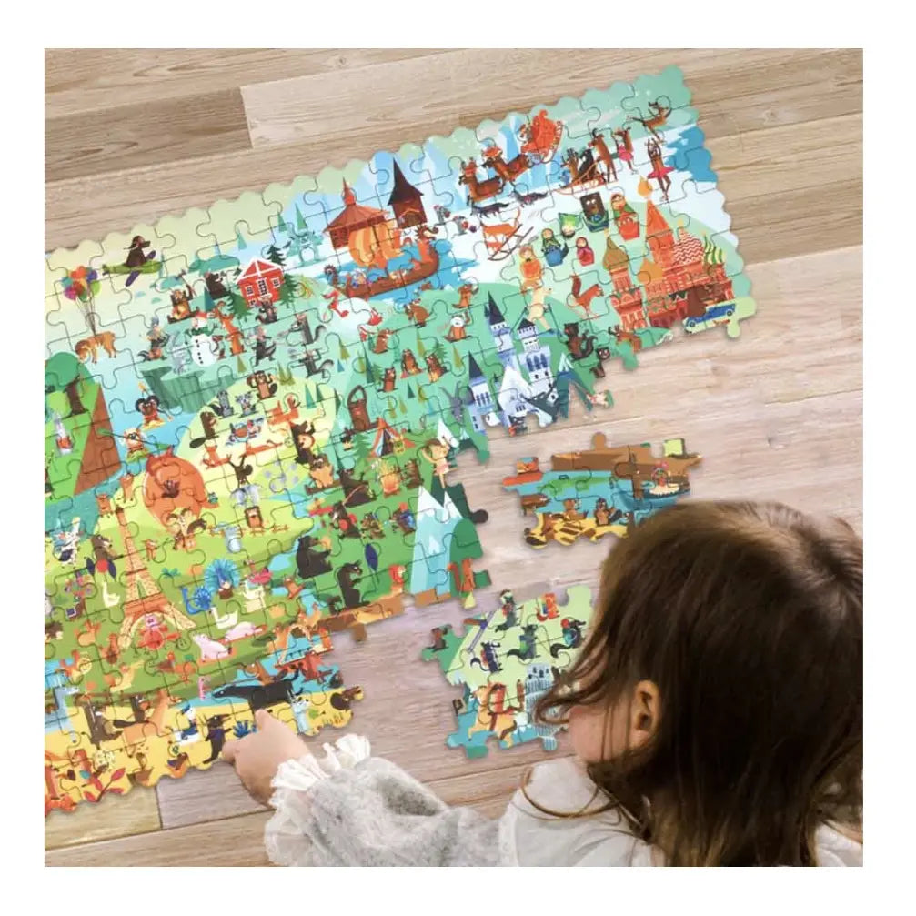 Travel Around the World Puzzle Eduspark Toys