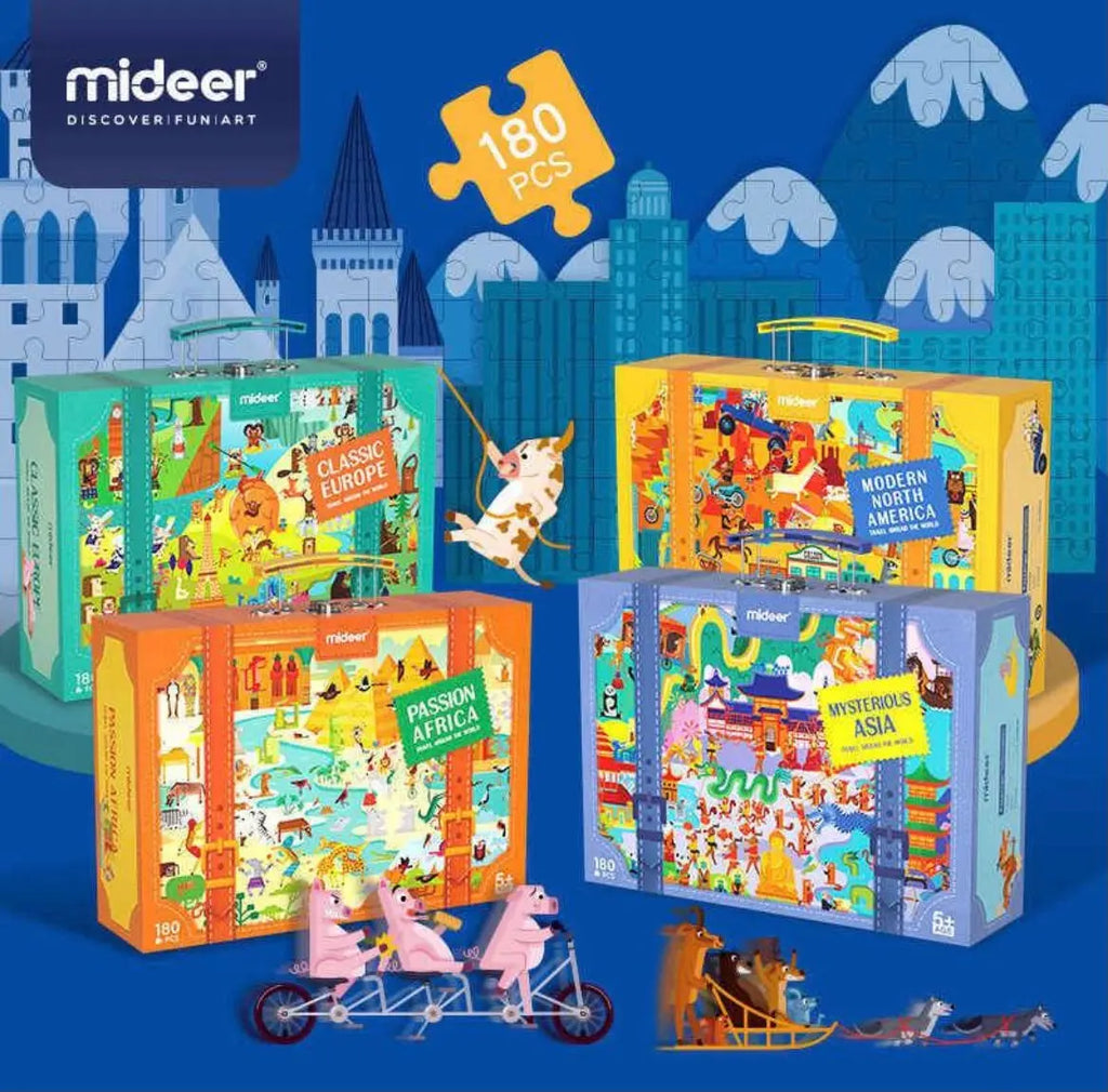 Travel Around the World Puzzle Eduspark Toys