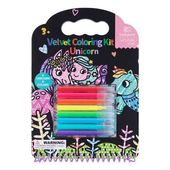 Unicorn Velvet Coloring Kit Eduspark Toys