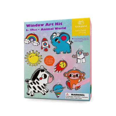 Window Art Kit - Aninal World Eduspark Toys
