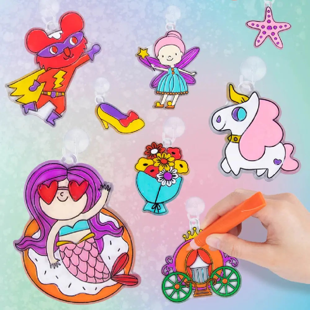 Window Design Princess Window Art Kit - Princess World - Eduspark Toys